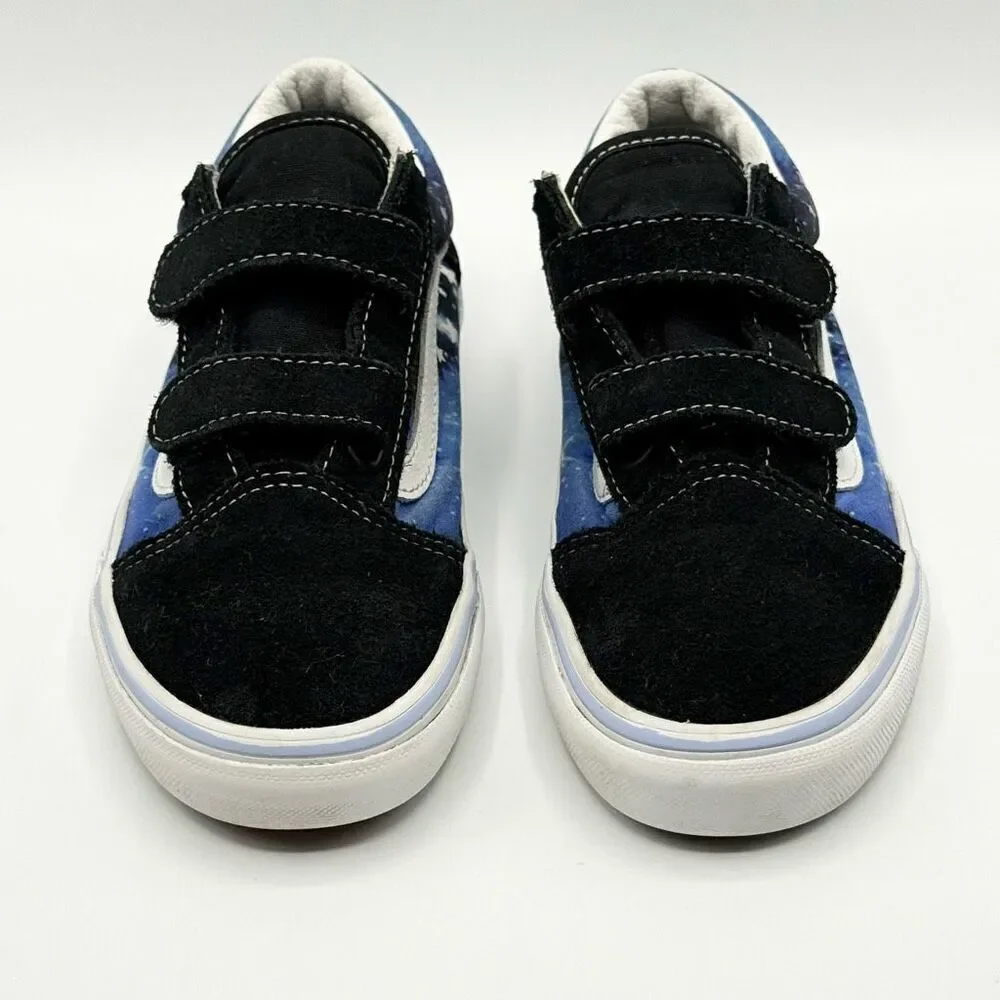 Vans Aplix Galaxy Print Canvas Sneakers - Kids US 3